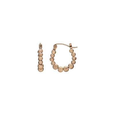 Boucles d'oreilles N°3 Bijoux en métal doré rose