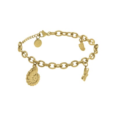 Bracelet N°3 Bijoux en acier doré