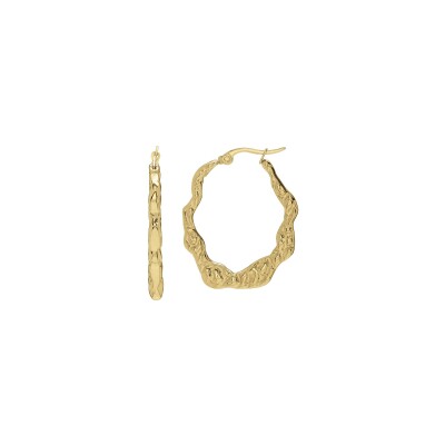 Boucles d'oreilles N°3 Bijoux en acier doré