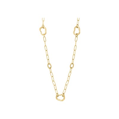 Collier N°3 Bijoux en acier doré