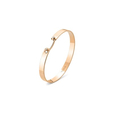 Bracelet bangle Nouvel Héritage Mood en or rose et diamants