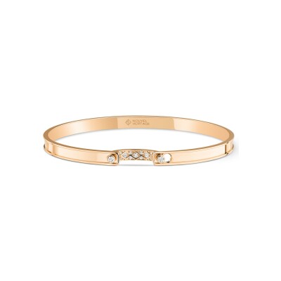 Bracelet bangle Nouvel Héritage Mood en or rose et diamants