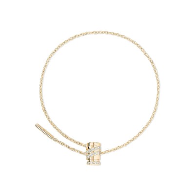 Bracelet Nouvel Héritage Latch en or jaune et diamants