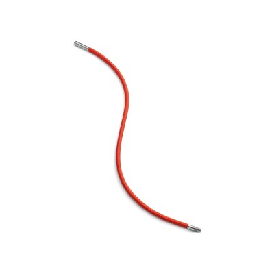 Nouvel Héritage Mini Latch orange cord in titanium and fabric, size S