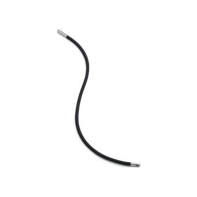 Black ‘Nouvel Héritage Mini Latch’ strap in titanium and fabric, size L