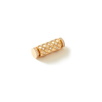 Pendentif Nouvel Héritage Latch en or jaune et diamants
