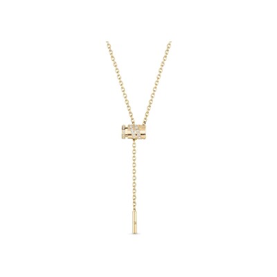 Pendentif Nouvel Héritage Latch en or jaune et diamants