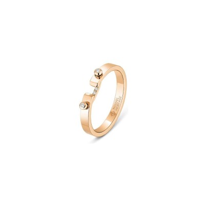 Bague Nouvel Héritage Mood en or rose et diamants