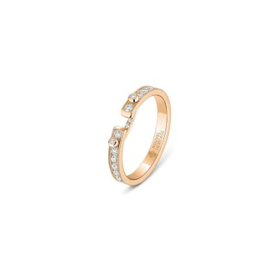 Bague Nouvel Héritage Mood en or rose et diamants