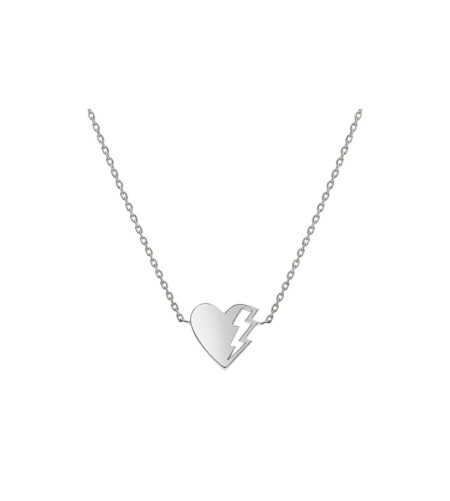 Collier Akillis LoveTag en or blanc