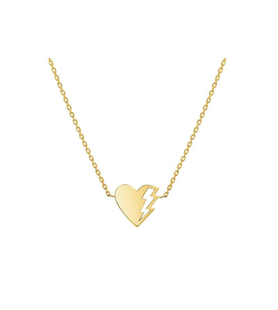 Collier Akillis LoveTag en or jaune