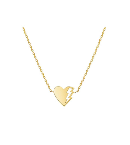 Collier Akillis LoveTag en or jaune