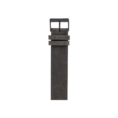 Bracelet de montre Briston 20mm noir en cuir