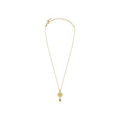 Collier Satellite Noor en plaqué or et hématite dorée