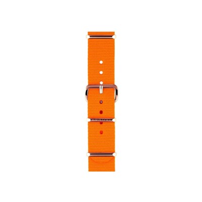 Bracelet de montre Briston 18mm orange en nato et PVD 
