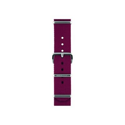 Bracelet de montre Briston en nato Bordeaux