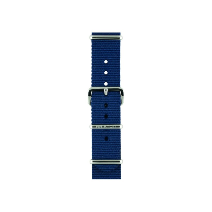 Bracelet de montre Briston en nato bleu marine