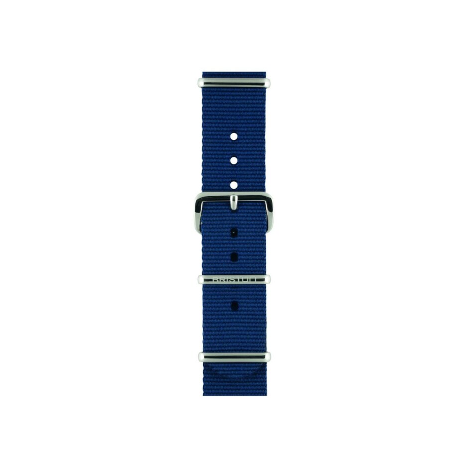 Bracelet de montre Briston en nato bleu marine
