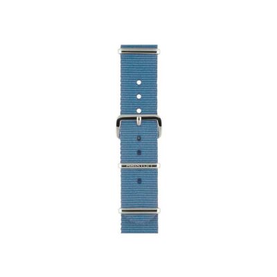 Bracelet de montre Briston NATO bleu glacier