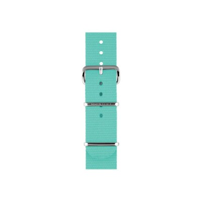 Bracelet de montre Briston NATO 20 mm bleu fluo