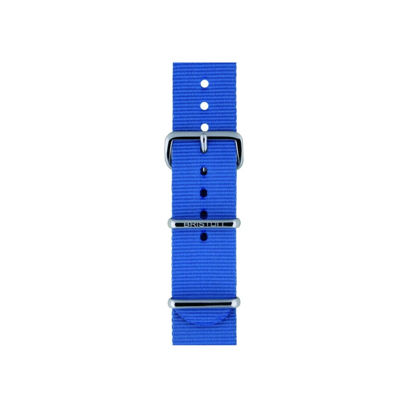 Bracelet de montre Briston en nato bleu ciel