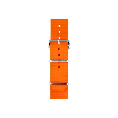 Bracelet de montre Briston NATO 20 mm orange fluo