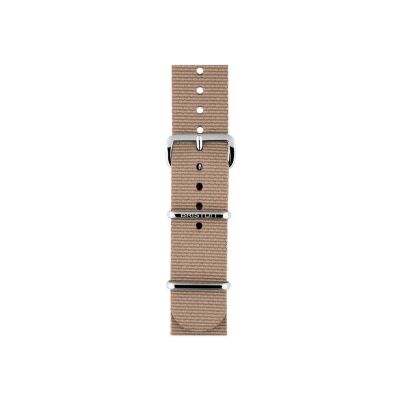 Bracelet de montre Briston NATO 20 mm taupe