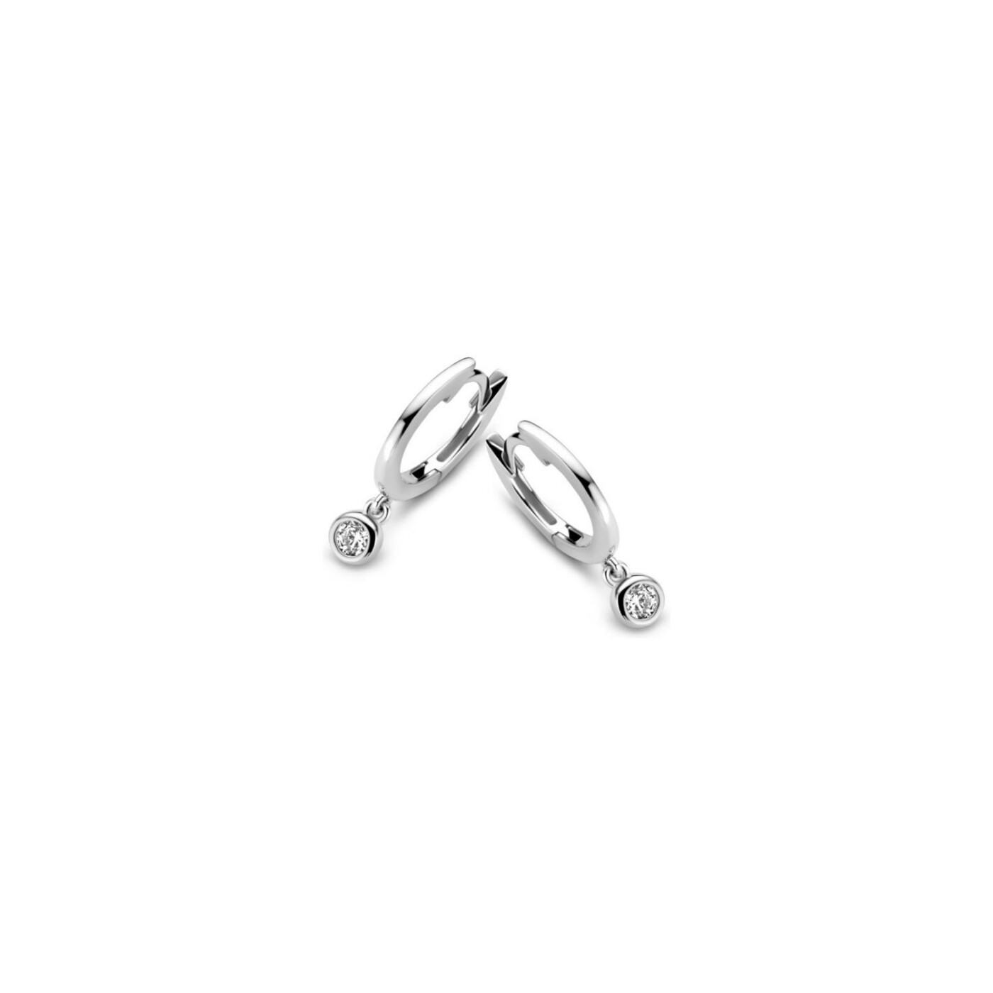 Boucles d'oreilles Naiomy Moments en argent et oxydes de zirconium