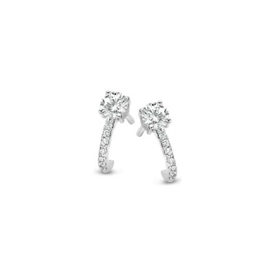 Boucles d'oreilles Naiomy Moments en argent et oxydes de zirconium