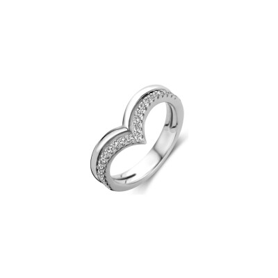 Bague Naiomy Silver en argent et oxyde de zirconium