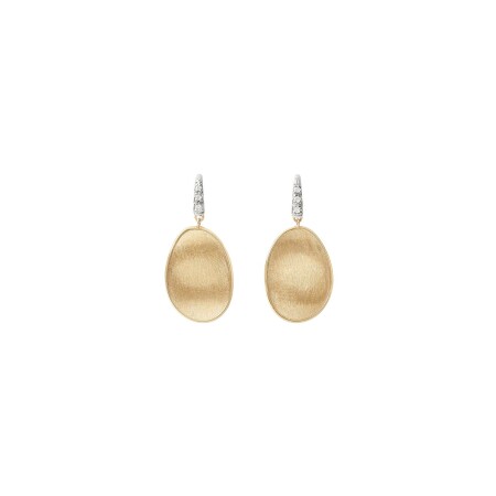 Boucles d'oreilles Marco Bicego Lunaria en or jaune et diamants