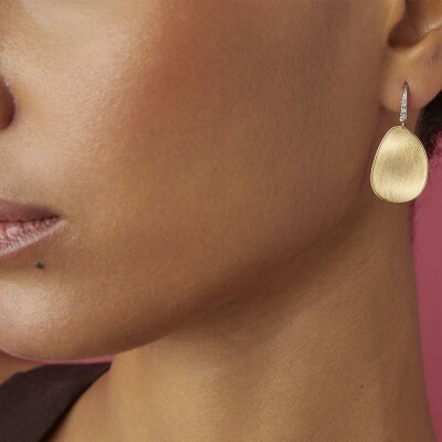 Boucles d'oreilles Marco Bicego LUNARIA en or jaune et diamants