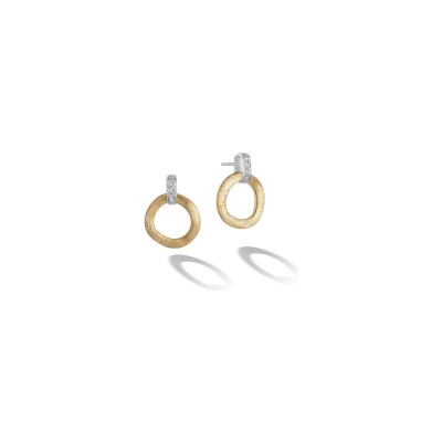 Boucles d'oreilles Marco Bicego JAIPUR en or jaune et diamants