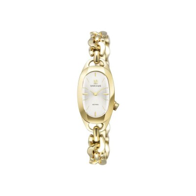 Montre March LA.B OBLONGUE ELECTRIQUE 20 MM - CONTINENTAL - Gourmette Dorée