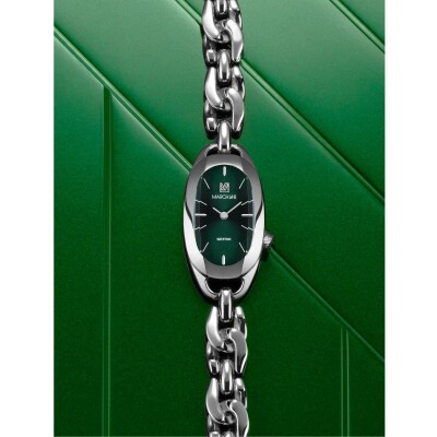 Montre March LA.B OBLONGUE ELECTRIQUE 20 MM - FOREST - Gourmette Acier
