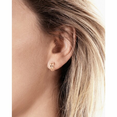 Mono boucle d'oreille droite Vanrycke Charlie en or rose et diamant