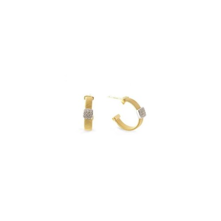 Boucles d'oreilles Marco Bicego Masai en or jaune et diamants