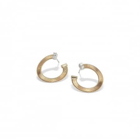 Boucles d'oreilles Marco Bicego Masai en or jaune et diamants