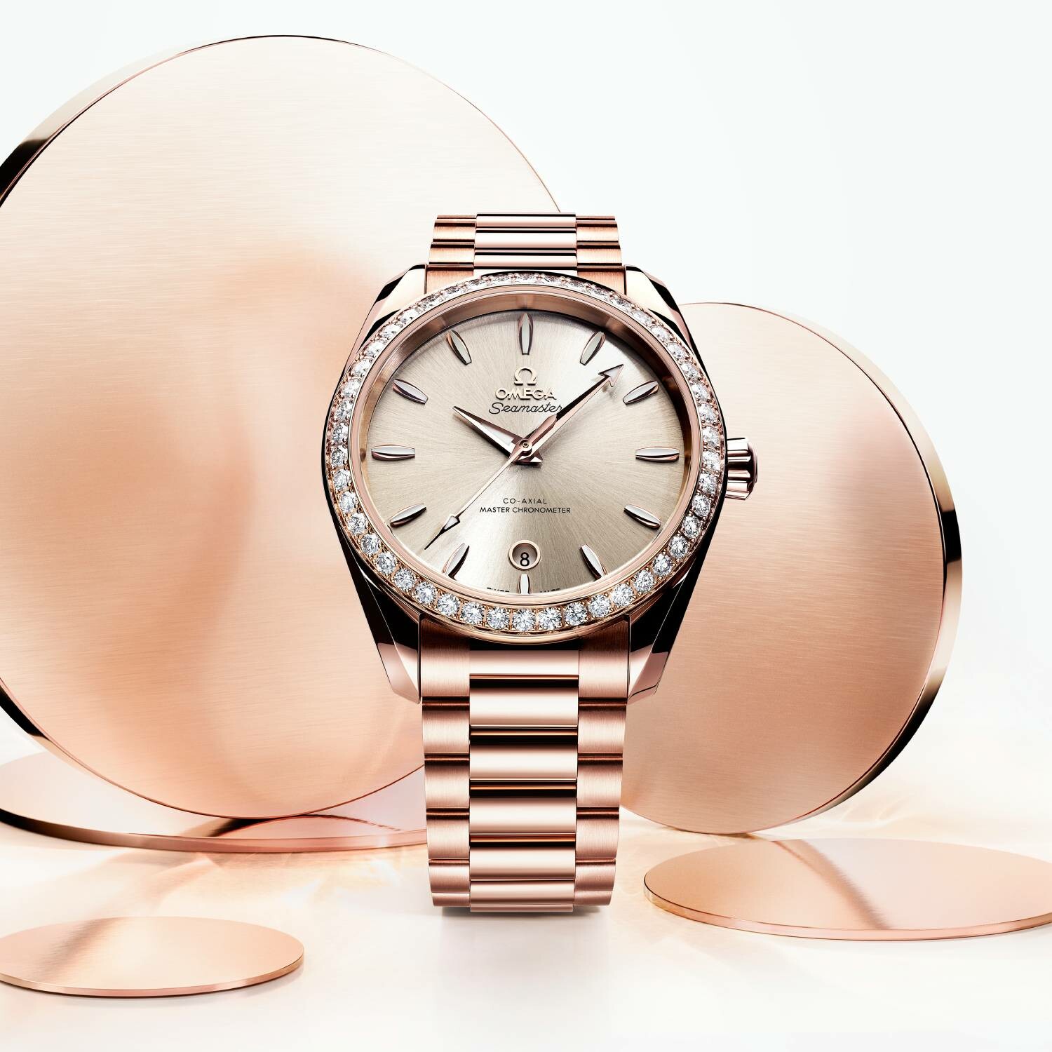 Montre omega discount femme or rosé