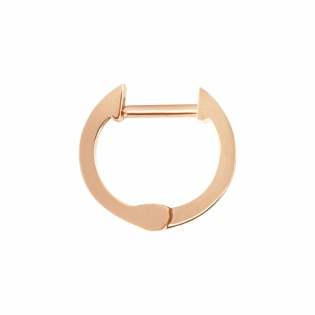 Mono boucle d'oreille créole Vanrycke Officiel en or rose, taille XS