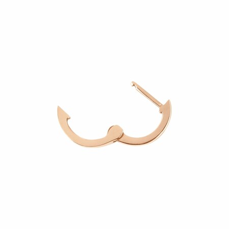 Mono boucle d'oreille créole Vanrycke Officiel en or rose, taille XS