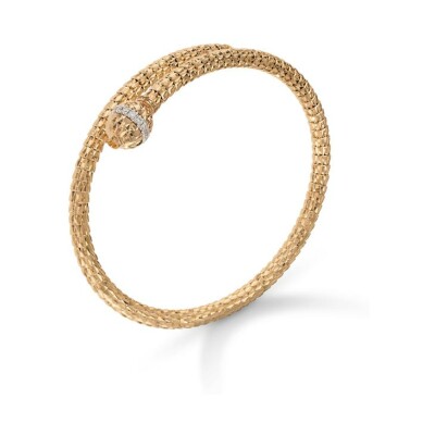 Bracelet Officina Bernardi Ophidia en or jaune et diamants