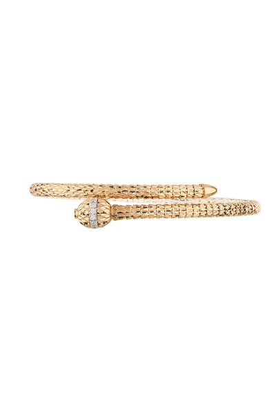 Bracelet Officina Bernardi Ophidia en or jaune et diamants