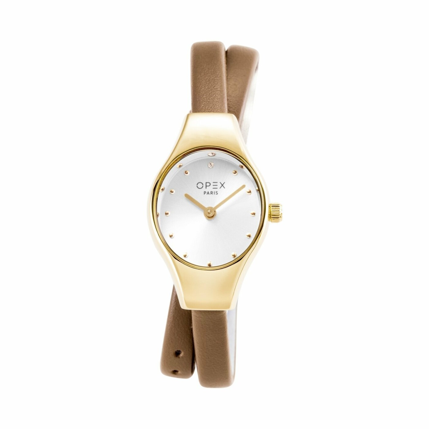 Montre OPEX Filante Gold / Light brown