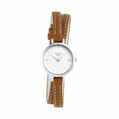 Montre OPEX Mini Rotonde Silver / Brown