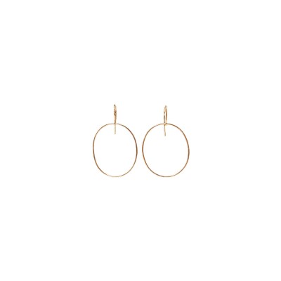 Boucles d'oreilles Isabelle Barrier en or rose