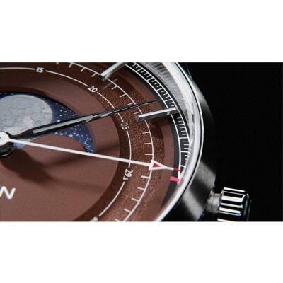 Montre Mu:n Watches Orion Brown OR75M