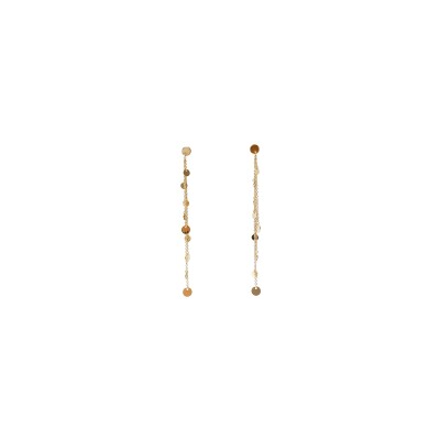 Boucles d'oreilles Isabelle Barrier en or jaune