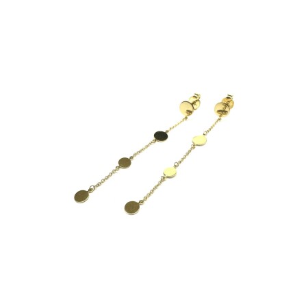 Boucles d’oreilles Isabelle Barrier en or jaune