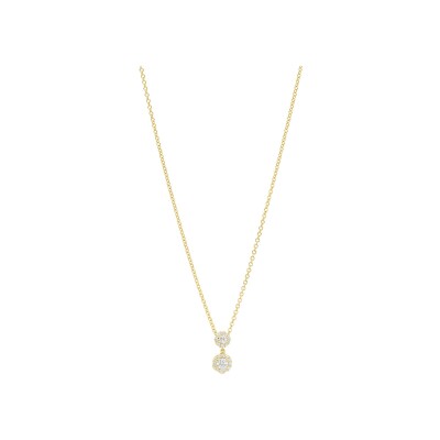 Collier Recarlo Anniversary Halo en or jaune et diamant